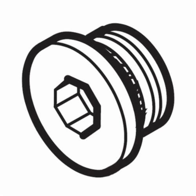 Dynabrade® 95435 Spacer Plug, 3/4 in Plug, For Use With 99564 Hydraulic Cylinder