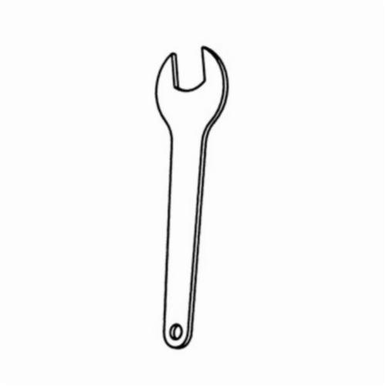 Dynabrade® 96453 Open End Wrench, 16 mm Jaw Capacity, For Use With 0.4 hp Pistol Grip Drill