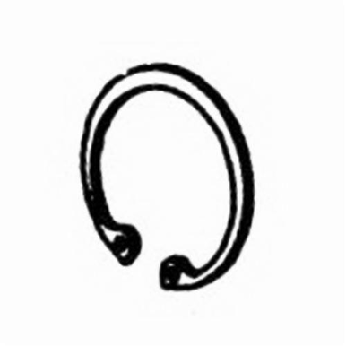 Dynabrade® 96512 Internal Metric Retainer Ring, For Use With Air Extension Die Grinder