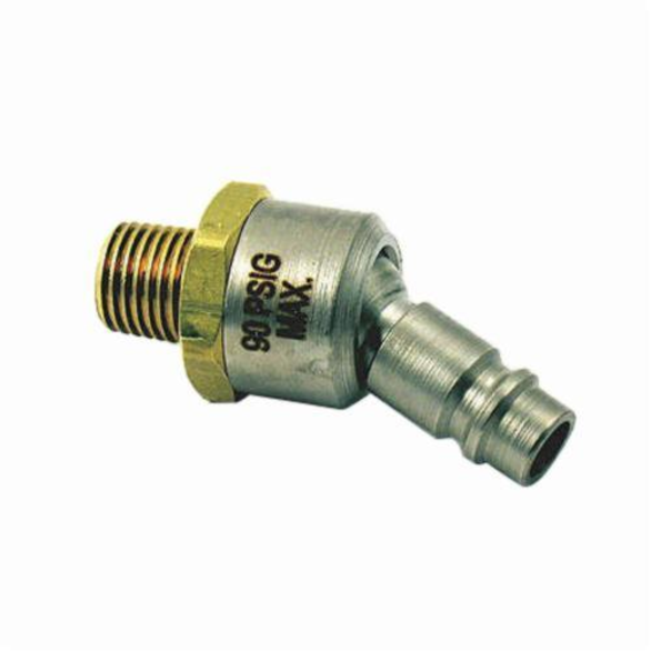 Dynabrade® 97016 Ball Swivel Plug, 1/4 in NPT Male, 90 psi Max Air Pressure