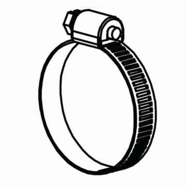 Dynabrade® 97176 Hose Clamp, 15/16 to 1-1/2 in, For Use With 49135 and 49430 Angle Head Drill