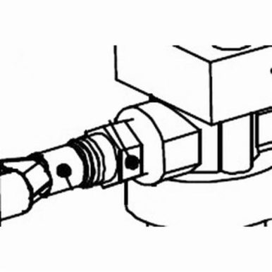 Dynabrade® 97825 Tube Fitting, 1/4 in MNPT, For Use With Dynabrade® VIRTUBRADE™ 66500 Virtufinisher