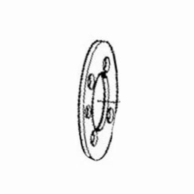Dynabrade® 98072 End Plate, 5/8-11 Arbor, For Use With Dynacushion® 94432 Aluminum Hub Pneumatic Wheel