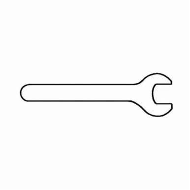 Dynabrade® 98283 Single End Open End Wrench, 1-5/8 in Spanner Capacity, For Use With 52655 Right Angle Sander