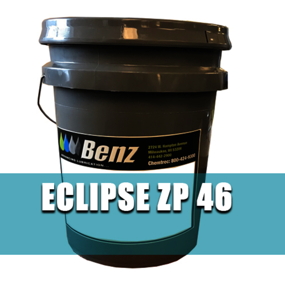 Benz Oil 414150-030, 5 gal Pail, ISO 46, Eclipse, Zinc Free, Hydraulic Oil
