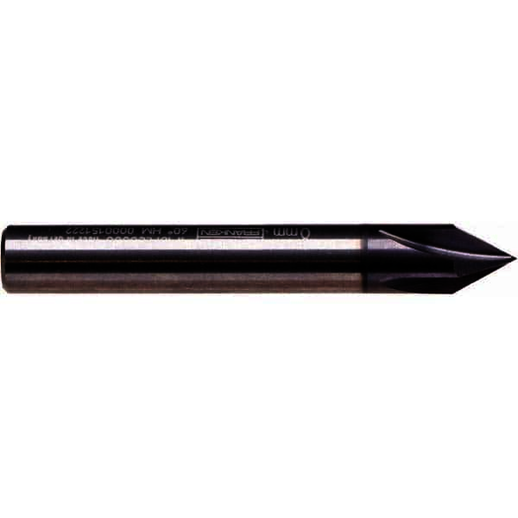 EMUGE 1715A.090250, 1/4 in, TiAlN, Carbide, Chamfer Mill