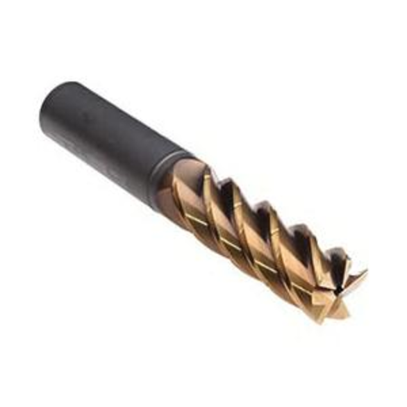 Emuge 2539Tz.020 Square End Mills 20mm Milling Dia, 3XD LOC, 125mm OAL, 5 Flutes, Carbide