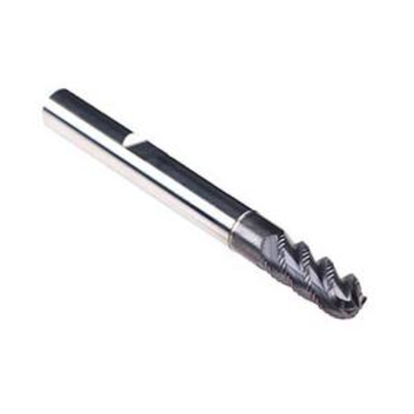 Emuge 2667A.005 Ball End Mills 5mm Milling Dia, 13mm LOC, 57mm OAL, 3 Flutes, Carbide