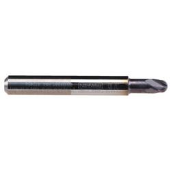 Emuge 2942A.0125 Ball End Mills 1/8in Milling Dia, 5/32in LOC, 2in OAL, 4 Flutes, Carbide