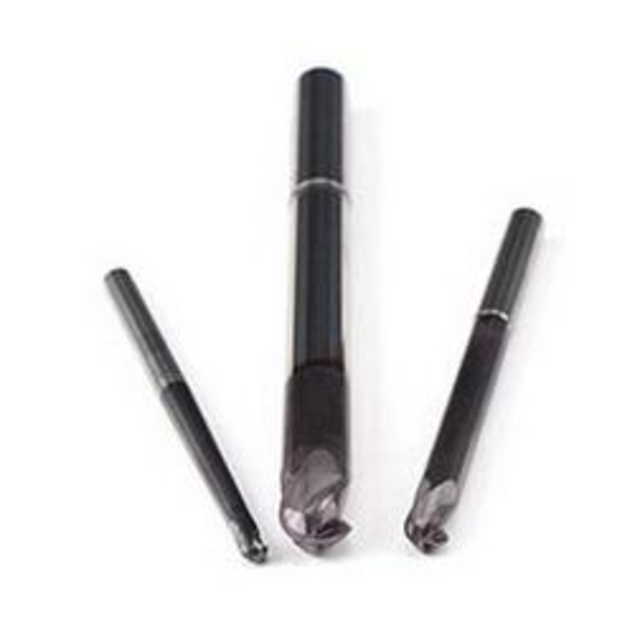Emuge 2943A.03125 Ball End Mills 5/16in Milling Dia, 9/32in LOC, 4in OAL, 4 Flutes, Carbide