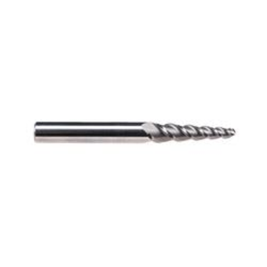 Emuge 3440.03015A Ball End Mills 1.5mm Milling Dia, 20mm LOC, 62mm OAL, 3 Flutes, Carbide