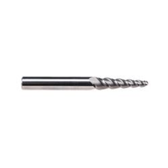 Emuge 3440.03015A Ball End Mills 1.5mm Milling Dia, 20mm LOC, 62mm OAL, 3 Flutes, Carbide