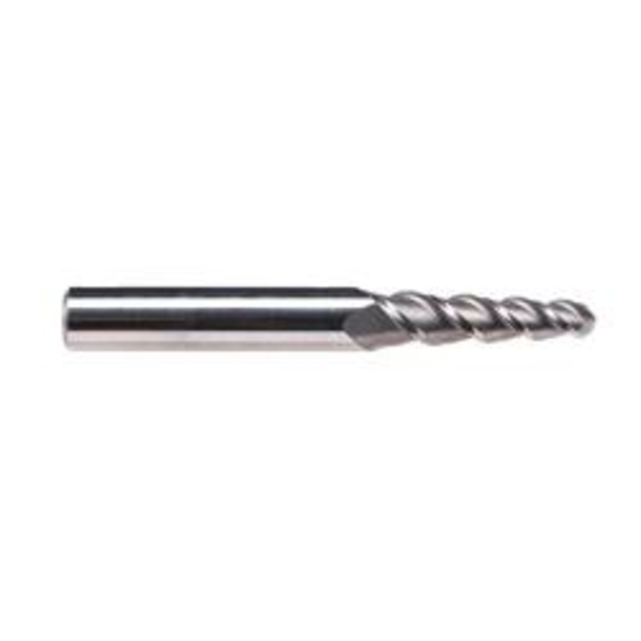 Emuge 3440.04030A Ball End Mills 3mm Milling Dia, 25mm LOC, 72mm OAL, 3 Flutes, Carbide
