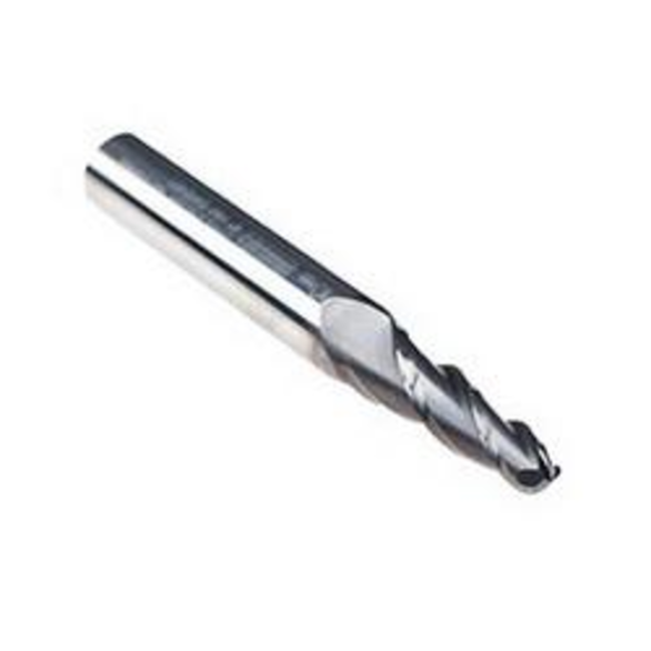 Emuge 3440L.04030B Ball End Mills 3mm Milling Dia, 31mm LOC, 80mm OAL, 3 Flutes, Carbide