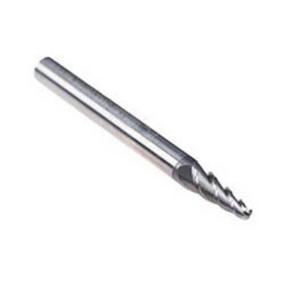 Emuge 3440L.06020A Ball End Mills 2mm Milling Dia, 20mm LOC, 68mm OAL, 3 Flutes, Carbide