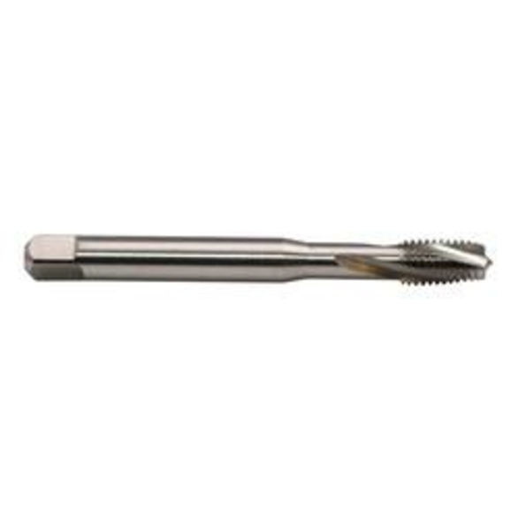 Emuge B0451000.0040 Rekord 1D-STEEL B0451000 Form C Reinforced Shank Spiral Flute Tap, Right Hand Cutting, M4x0.7 Thread, Modified Bottoming Chamfer, Right Hand Flute Direction, 3 Flutes, Bright, HSS-E