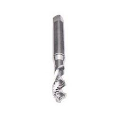Emuge B0501050.0050 Enorm 1-STEEL-LH B0501050 Form C Reinforced Shank Spiral Flute Tap, Right Hand Cutting, M5x0.8 Thread, Modified Bottoming Chamfer, Right Hand Flute Direction, 3 Flutes, Bright, HSS-E