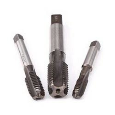 Emuge AU100501.5015 Rekord A-H AU100501 Form C Reduced Shank Straight Flute Machine Tap, Right Hand Cutting, 5/8-11 Thread, Modified Bottoming Chamfer, 3 Flutes, NT Coated, HSS-E