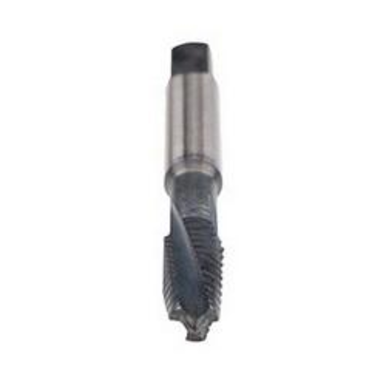 Emuge AU306011.5044 Rekord C-TI AU306011 Form D Reinforced Shank Spiral Flute Tap, Left Hand Cutting, 5/16-24 Thread, Plug Chamfer, Left Hand Flute Direction, 3 Flutes, NT2 Coated, HSS-E