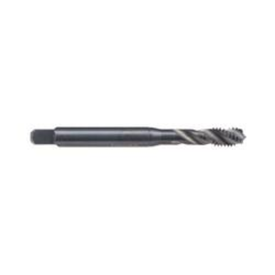 Emuge AU503200.5043 Enorm VA AU503200 Form C Reinforced Shank Spiral Flute Tap, Right Hand Cutting, 1/4-28 Thread, Modified Bottoming Chamfer, Right Hand Flute Direction, 3 Flutes, Ne2 Coated, HSS-E