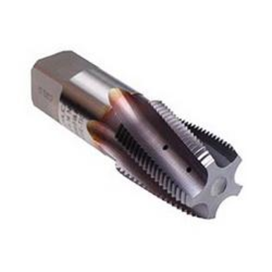 Emuge AW889300.5768 Rekord KEG R15-VA IKZN Form C Reduced Shank Pipe Tap With Radial Coolant, 15 deg Helix