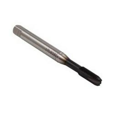 Emuge B020S800.0030 Rekord 1B-AL B020S800 Form C Reinforced Shank Straight Flute Spiral Point Tap, Right Hand Cutting, M3x0.5 Thread, Plug Chamfer, 2 Flutes, GLT-8 Coated, HSS-E