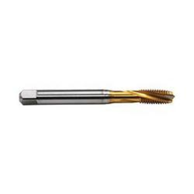 Emuge B0401400.0030 Rekord 1DF-STEEL B0401400 Form C Reinforced Shank Spiral Flute Tap, Right Hand Cutting, M3x0.5 Thread, Modified Bottoming Chamfer, Right Hand Flute Direction, 2 Flutes, TiN Coated, HSS-E