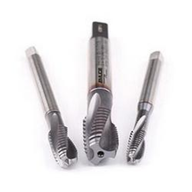 Emuge CU459611.5015 Rekord 2D-TI CU459611 Form C Slow Reduced Shank Spiral Flute Tap, Right Hand Cutting, 5/8-11 Thread, Modified Bottoming Chamfer, Right Hand Flute Direction, 3 Flutes, TiCN Coated, HSS-E