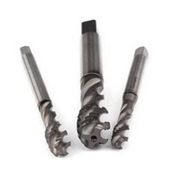 Emuge C050C400.0116 Enorm 2-Z C050C400 Form C Fast Reduced Shank Spiral Flute Tap, Right Hand Cutting, M16x2 Thread, Modified Bottoming Chamfer, Right Hand Flute Direction, 4 Flutes, GLT-1 Coated, HSS-E