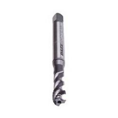 Emuge BU999400.5009 Enorm 1-Z/E-IKZ BU999400 Form E Reinforced Shank Spiral Flute Tap, Right Hand Cutting, 1/4-20 Thread, Bottoming Chamfer, Right Hand Flute Direction, 3 Flutes, TiCN Coated, HSS-E