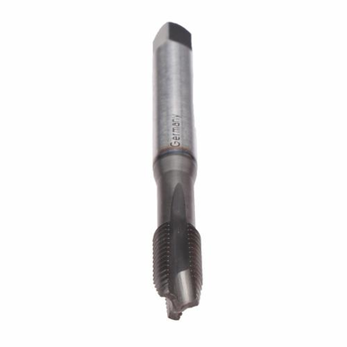 Emuge BU20C300.5009 Rekord 1B-VA BU20C300 Form B Reinforced Shank Spiral Point Tap, Right Hand Cutting, 1/4-20 Thread, 4-5 Plug Chamfer, 3 Flutes, GLT-1 Coated, HSS-E