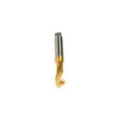 Emuge BU263701.5045 Rekord 1D-SPEED BU263701 Form C Slow Reinforced Shank Spiral Flute Tap, Right Hand Cutting, 3/8-24 Thread, Modified Bottoming Chamfer, Right Hand Flute Direction, 3 Flutes, TiN Coated, HSS-E