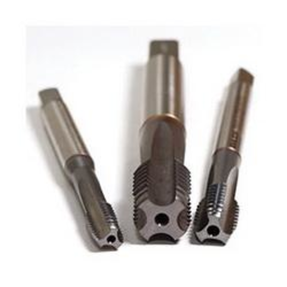 Emuge BU959401.5043 Rekord 1A-Z-IKZ BU959401 Form C Reinforced Shank Straight Flute Machine Tap, Right Hand Cutting, 1/4-28 Thread, Modified Bottoming Chamfer, 3 Flutes, TiCN Coated, HSS-E