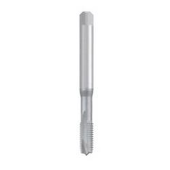 Emuge C0204500.0118 Rekord 2B-AL C0204500 Form C Reduced Shank Spiral Point Tap, Right Hand Cutting, M18x2.5 Thread, Plug Chamfer, 3 Flutes, Bright, HSS-E