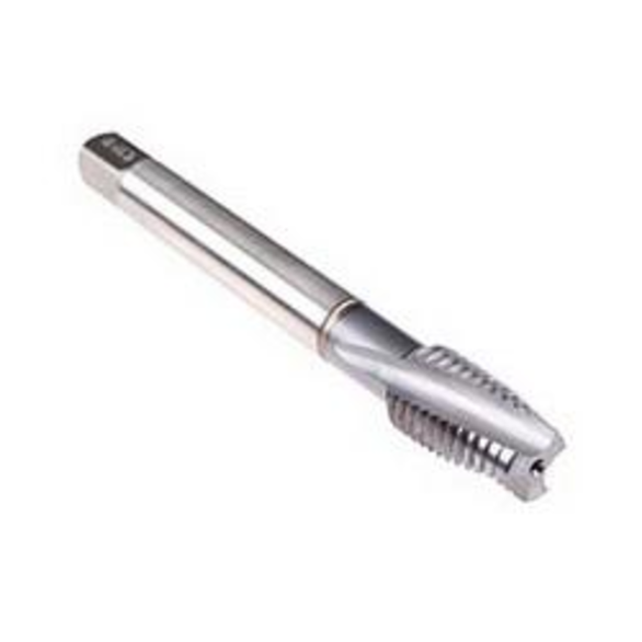 Emuge CU309600.5666 Rekord C-TI SELF-LOCK™ CU309600 Form D Reduced Shank Spiral Flute Tap, Left Hand Cutting, 1/2-13 Thread, Plug Chamfer, Left Hand Flute Direction, 4 Flutes, TiCN Coated, HSS-E
