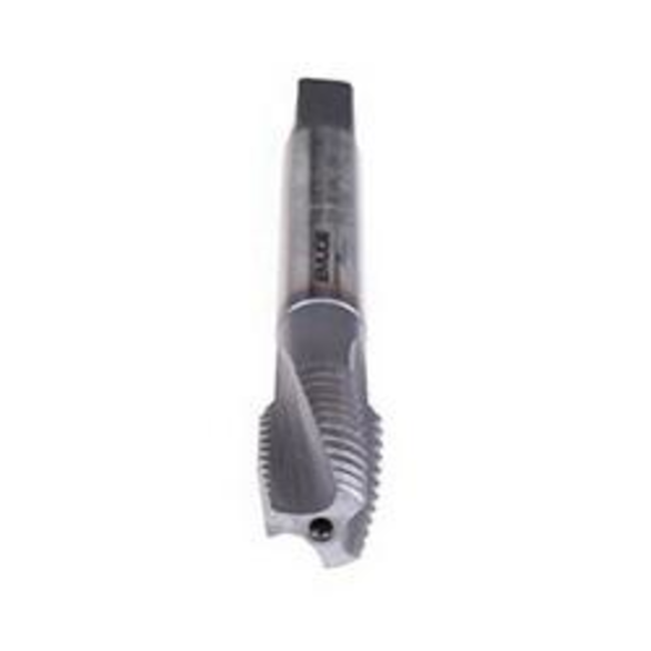 Emuge CU309611.5016 Rekord 2C-TI CU309611 Form B Reduced Shank Spiral Flute Tap, Left Hand Cutting, 3/4-10 Thread, Plug Chamfer, Left Hand Flute Direction, 3 Flutes, TiCN Coated, HSS-E