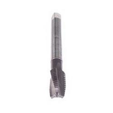 Emuge CU30J411.5012 Rekord 2C-NI CU30J411 Form D Reduced Shank Slow Helix Spiral Flute Tap, Left Hand Cutting, 7/16-14 Thread, Plug Chamfer, Left Hand Flute Direction, 3 Flutes, TiCN Coated, HSS-E