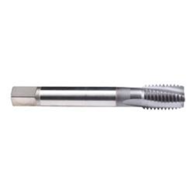 Emuge CU35J411.5050 Rekord 2DF-NI CU35J411 Form C Reduced Shank Slow Helix Spiral Flute Tap, Right Hand Cutting, 3/4-16 Thread, Modified Bottoming Chamfer, Right Hand Flute Direction, 4 Flutes, TiCN Coated, HSS-E