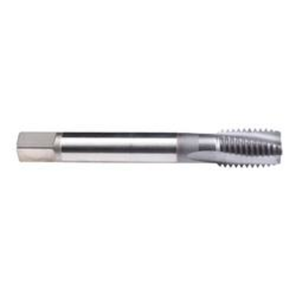 Emuge CU35J411.5050 Rekord 2DF-NI CU35J411 Form C Reduced Shank Slow Helix Spiral Flute Tap, Right Hand Cutting, 3/4-16 Thread, Modified Bottoming Chamfer, Right Hand Flute Direction, 4 Flutes, TiCN Coated, HSS-E