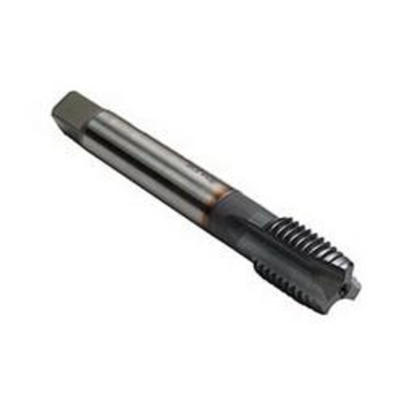 Emuge CU209300.5253 Rekord 2B-VA CU209300 Form B Reduced Shank Spiral Point Tap, Right Hand Cutting, 1-1/2-8 Thread, Plug Chamfer, 4 Flutes, TiCN Coated, HSS-E
