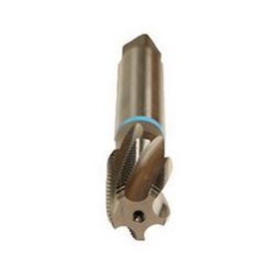 Emuge CW483000.5767 Rekord 2-KEG R15-VA Form C Long Reduced Shank Pipe Tap, 15 deg Helix
