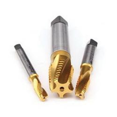 Emuge CW493100.5765 Rekord 2-KEG R15-VA-AZ Form C Long Reinforced Shank Pipe Tap, 15 deg Helix