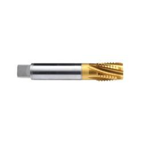 Emuge CW493100.5768 Rekord 2-KEG R15-VA-AZ Form C Long Reduced Shank Pipe Tap, 15 deg Helix