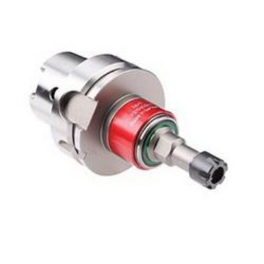 Emuge F3150C04.1 Softsynchro® Tension/Compression Tap Holder With Through Coolant, Tapered Shank, HSK-A63 Taper, ER11 Adapter, M8 Max Tap Capacity