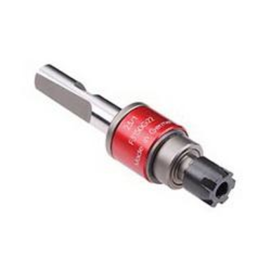 Emuge F3150G22 Softsynchro® Micro Tension/Compression Tap Holder, VDI Shank, ER8 Adapter, M4 Max Tap