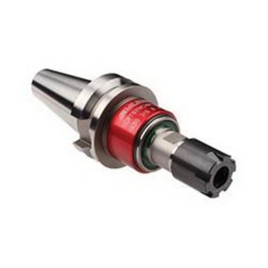 Emuge F3151049.1 Softsynchro® Tension/Compression Tap Holder With Axial Through Coolant, Tapered Shank, BT30 Taper, ER16 Adapter, M12 Max Tap Capacity