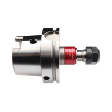 Emuge F3151C06.1 Softsynchro® Tension/Compression Tap Holder With Axial Through Coolant, Tapered Shank, HSK-A100 Taper, ER20 Adapter, M12 Max Tap Capacity