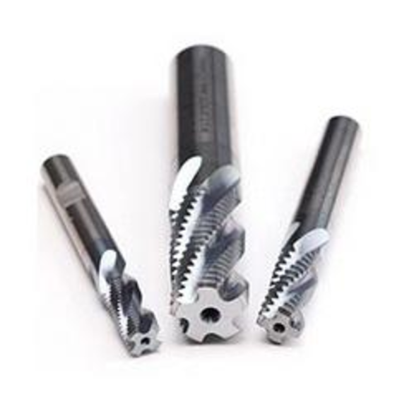 Emuge GF162326.9582 SHUR-THREAD™ GF162326 GF Style Long Spiral Flute Thread Mill With Axial Through Coolant, 11/16-16 UN Thread, 80 mm OAL, 4 Flutes, 12 mm Dia Shank