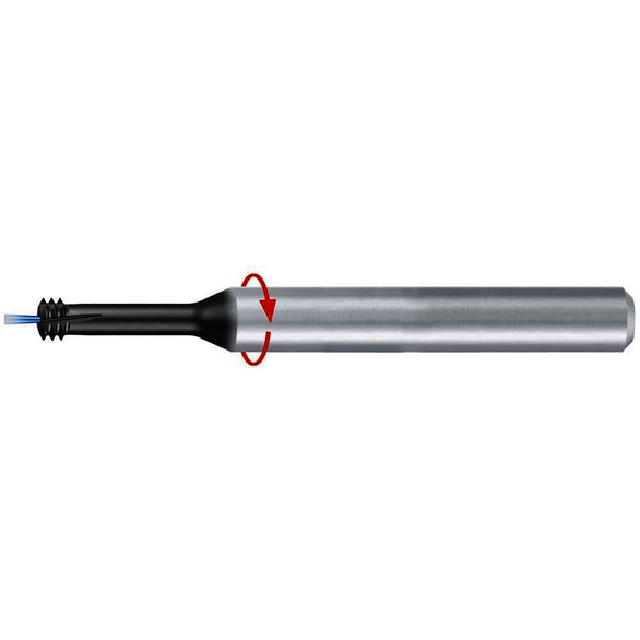 EMUGE GF26A729.5041, #10-32, TiAlN-T14, Carbide, Thread Mill