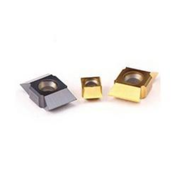 Emuge GF643107.9517 Indexable Threading Insert, GIGANT-IC Insert, 6 to 10 TPI, UN/Coarse/Fine Thread, Left Hand/Right Hand Cutting, Manufacturer's Grade: G628, Material Grade: K, M, N, P, S